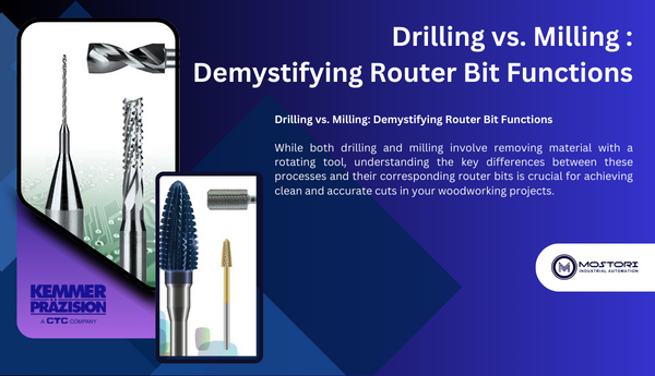 Drilling vs. Milling :  Demystifying Router Bit Functions